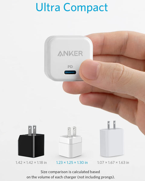 ANKER™ 20W Charger & 6' Cable (USB-C to USB-C)