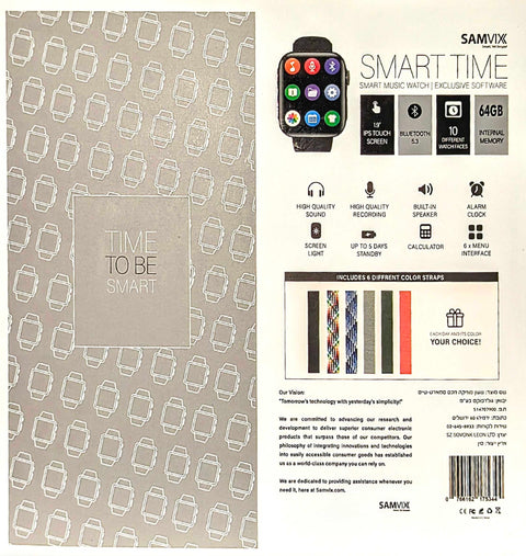 Samvix SmartTime Smart Watch