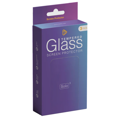 24Six Solo³ Glass Screen Protector (3 Pack)
