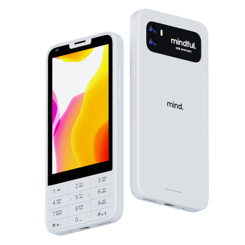 Mindful Talk and Text - Mind phone - Kosher phone 4G LTE - With Waze