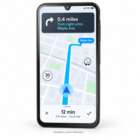 Waze Only Device (or Google Maps)