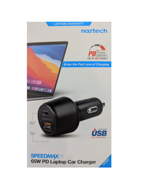 Naztech SpeedMax65 Car Charger - Kosher Cell Inc